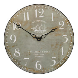 Lascelles Tea Clipper Ship Wall Clock